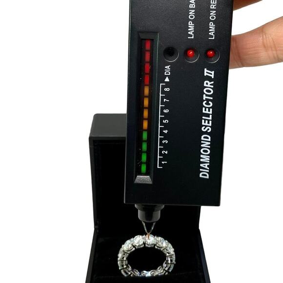 7 Ct Moissanite Diamond Eternity Ring Wedding Anniversary Band 5mm Iced Out - Picture 2 of 12